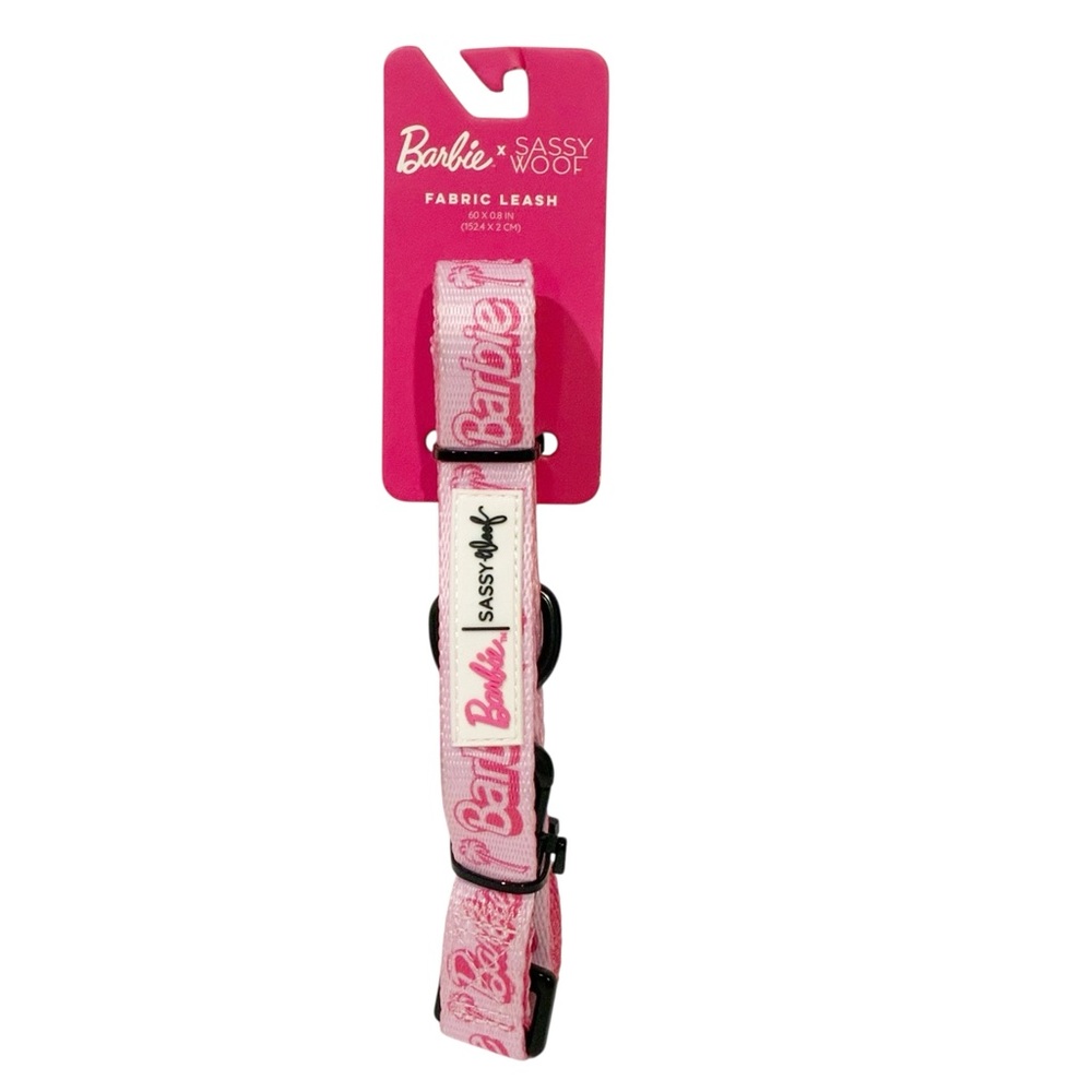 BARBIE Dog Leash PINK ACCESSORIES LIMITED EDITION COLLAB‎ NWT 60 Inch Long NEW
